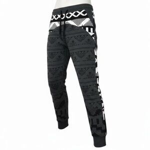 NWT Brooklyn Standard Joggers L (34x30.5) Adult Fleece Drawstring Dark G…